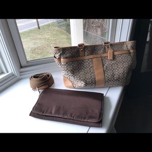Coach diaper bag/travel bag